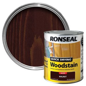 Image of Ronseal Walnut Gloss Wood stain 0.75L