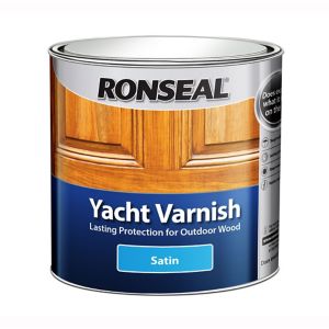 Image of Ronseal Clear Satin Wood varnish 1L