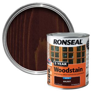 Image of Ronseal Walnut High satin sheen Wood stain 0.75L