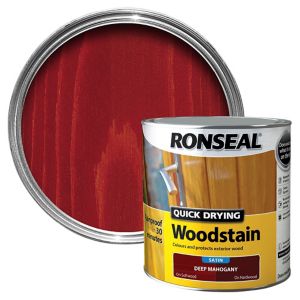 Image of Ronseal Deep mahogany Satin Wood stain 2.5