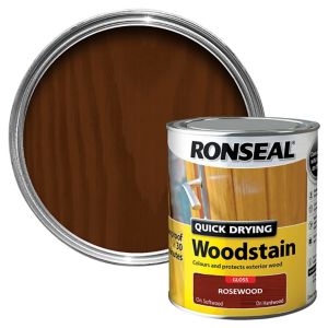 Image of Ronseal Rosewood Gloss Wood stain 0.75L