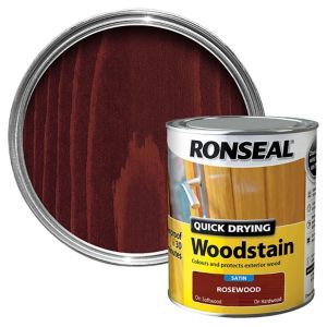 Image of Ronseal Rosewood Satin Wood stain 0.75L