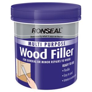 Image of Ronseal Multi Purpose Wood Filler Tub White 250g