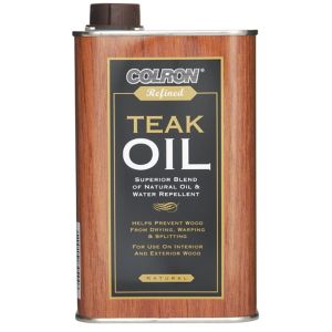 Image of Colron Refined Matt Teak Wood oil 0.5L