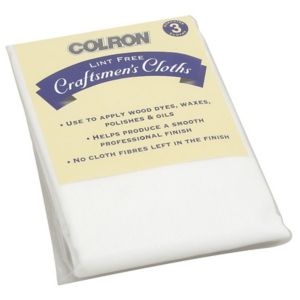 Image of Colron Cotton Lint free cloth Pack of 3