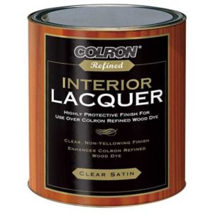 Image of Colron Refined Clear Satin Lacquer 0.75L
