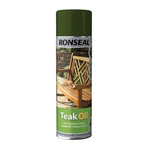 Image of Ronseal Clear Matt Teak Furniture Wood oil 0.5L
