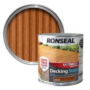 Image of Ronseal Ultimate Cedar Matt Decking Wood stain 5