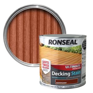 Image of Ronseal Ultimate Mahogany Matt Decking Wood stain 5