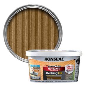 Image of Ronseal Perfect finish Dark oak Decking Wood oil 2.5L