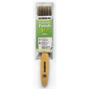 Image of Ronseal Precision finish 1.5" Fine tip Flat Paint brush