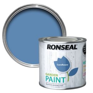 Image of Ronseal Garden Cornflower Matt Metal & wood paint 250ml