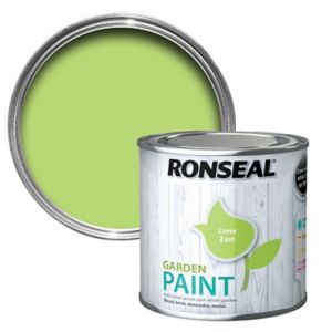 Image of Ronseal Garden Lime zest Matt Metal & wood paint 250