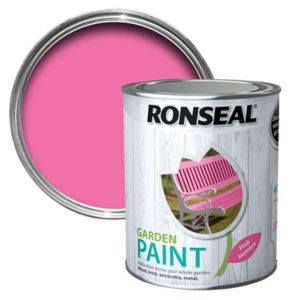 Image of Ronseal Garden Pink jasmine Matt Metal & wood paint 0.75L