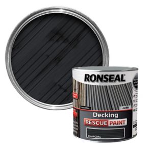 Image of Ronseal Rescue Matt charcoal Decking paint 2.5L