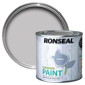 Image of Ronseal Garden Pebble Matt Metal & wood paint 250ml
