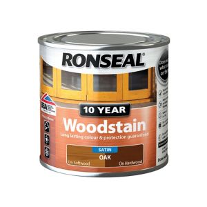 Image of Ronseal Oak Satin Wood stain 0.25L