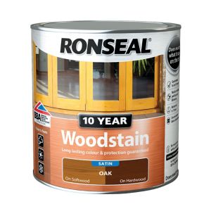 Image of Ronseal Oak Satin Wood stain 0.75L