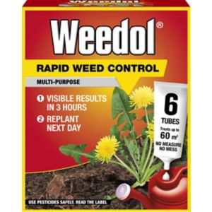 Image of Weedol Rapid Concentrated Weed killer 0.13L 0.12kg Pack of 6