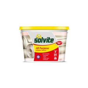 Image of Solvite All purpose Ready for use Wallpaper Adhesive 9kg