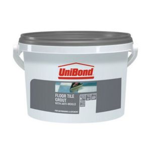 Image of UniBond Charcoal Ready mixed grout (W)3.75kg