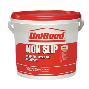 Image of UniBond Non slip Ready mixed Beige Wall Tile Adhesive 14kg