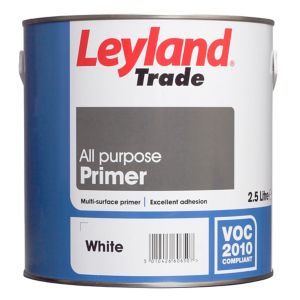 Image of Leyland Trade White Multi-surface Primer 2.5L