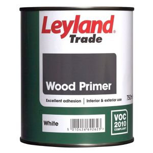 Image of Leyland Trade White Wood Primer 0.75L