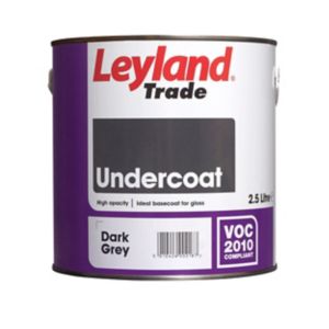 Image of Leyland Trade Dark grey Metal & wood Primer & undercoat 2.5L