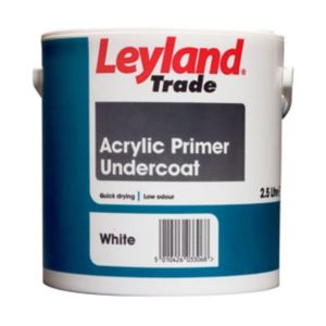 Image of Leyland Trade Universal White Multi-surface Primer & undercoat 2.5L