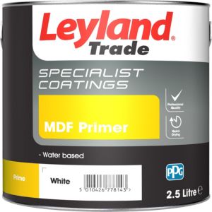 Image of Leyland Trade Specialist White MDF Primer 2.5L