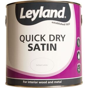 Image of Leyland White Satin Metal & wood paint 2.5L