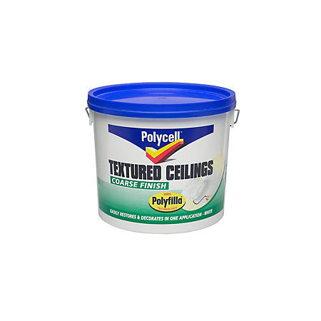 Polycell Coarse White Matt Special Effect Paint 5l Departments Diy At B Q