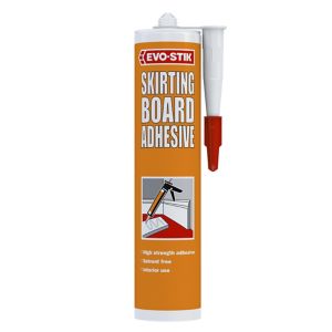 Image of Evo-Stik Solvent-free Acrylic-based Buff Skirting board Adhesive 310ml
