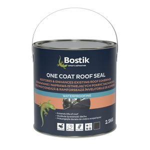 Image of Bostik One coat Black Roof & gutter Sealant 2.5L