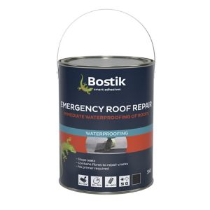 Image of Bostik 5kg Black Roofing waterproofer Tin