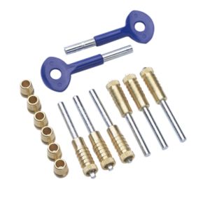 Image of Yale Brass effect Window bolts Pack of 6