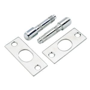 Image of Yale Satin Chrome-plated Hinge bolt (L)30mm (Dia)13mm Pack of 2