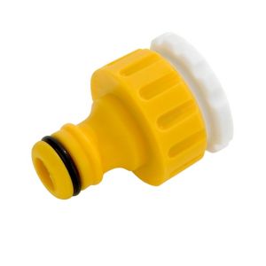 Image of Hozelock Yellow Tap connector (W)100mm