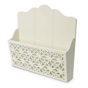 Image of Small Wood Letter holder Cream