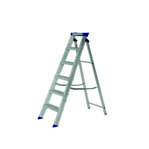 Image of Werner 6 tread Aluminium Step Ladder (H)1.27m