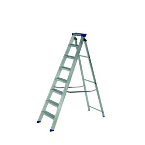 Image of Werner 8 tread Aluminium Step Ladder (H)1.69m