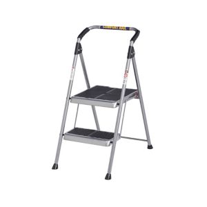 Image of Werner 2 tread Steel Foldable Step stool (H)0.9m