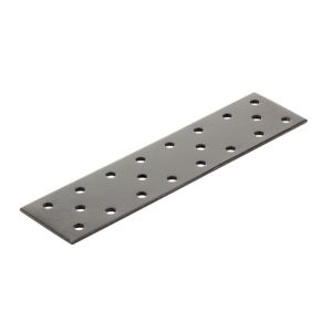 Image of Abru Steel Perforated plate (L)160mm (W)40mm