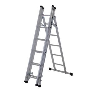 Werner 18 Tread Combination Ladder Silver
