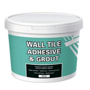 Image of Ready mixed White Wall tile Adhesive & grout 6.6kg