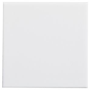 Image of Utopia White Gloss Stone effect Ceramic Wall tile (L)100mm (W)100mm Sample