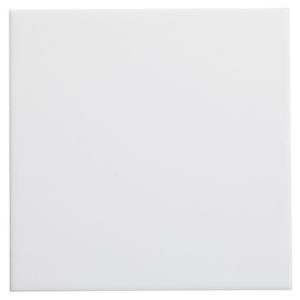 Image of Utopia White Gloss Stone effect Ceramic Wall tile (L)150mm (W)150mm Sample