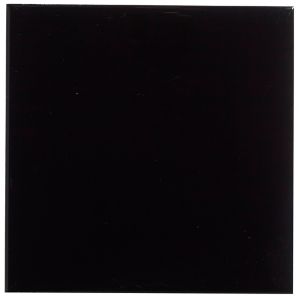 Image of Utopia Black Gloss Stone effect Ceramic Wall tile (L)150mm (W)150mm Sample