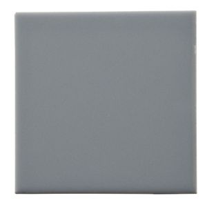 Image of Utopia Grey Gloss Ceramic Wall tile (L)150mm (W)150mm Sample